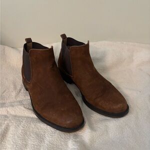 Franco Sarto Brown Ankle Boots
